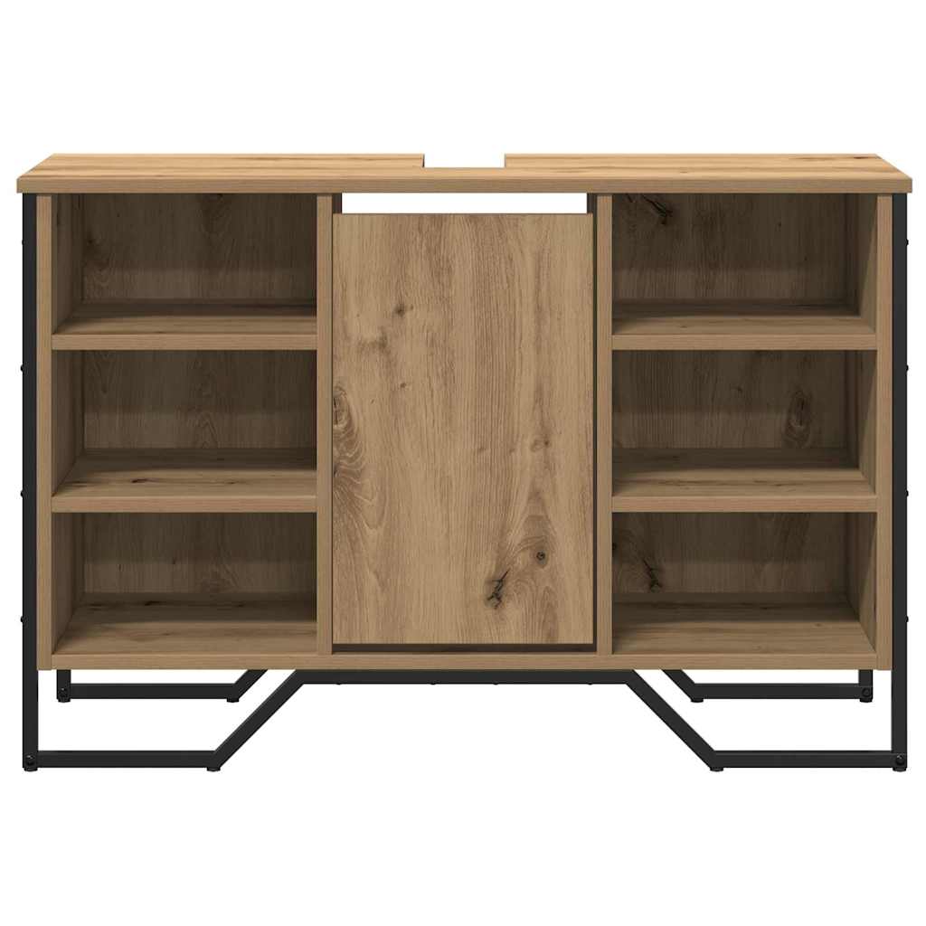 Waschbeckenschrank Artisan Eiche 91 x 35 x 60 cm Holzwerkstoff