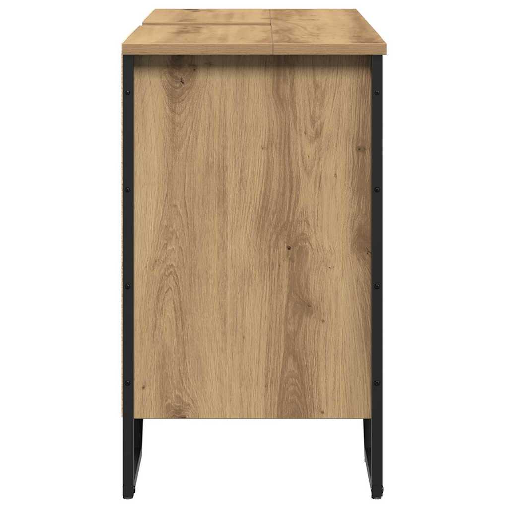Waschbeckenschrank Artisan Eiche 91 x 35 x 60 cm Holzwerkstoff