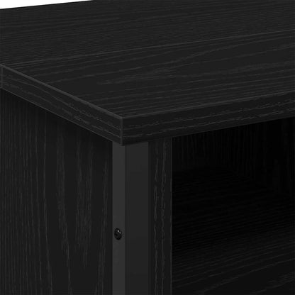 Waschbeckenschrank Schwarze Eiche 91 x 35 x 60 cm Holzwerkstoff