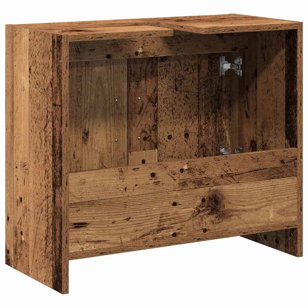 Waschbecken-Schrank Altholz 63 x 29 x 55 cm Holzwerkstoff