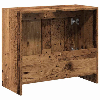Waschbecken-Schrank Altholz 63 x 29 x 55 cm Holzwerkstoff