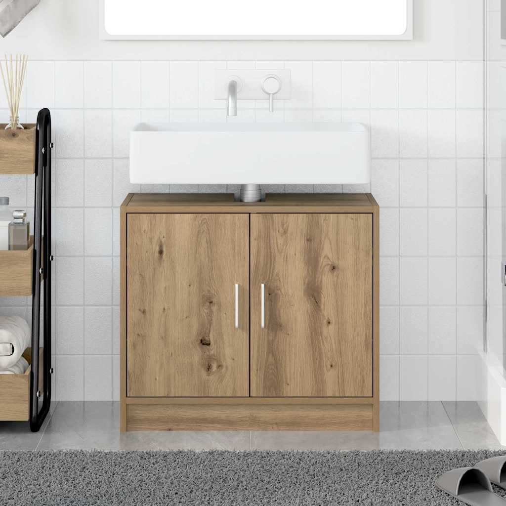 Waschbecken-Schrank Artisan-Eiche 63 x 29 x 55 cm Holzwerkstoff