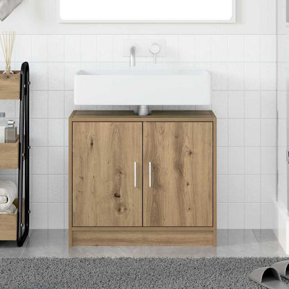 Waschbecken-Schrank Artisan-Eiche 63 x 29 x 55 cm Holzwerkstoff