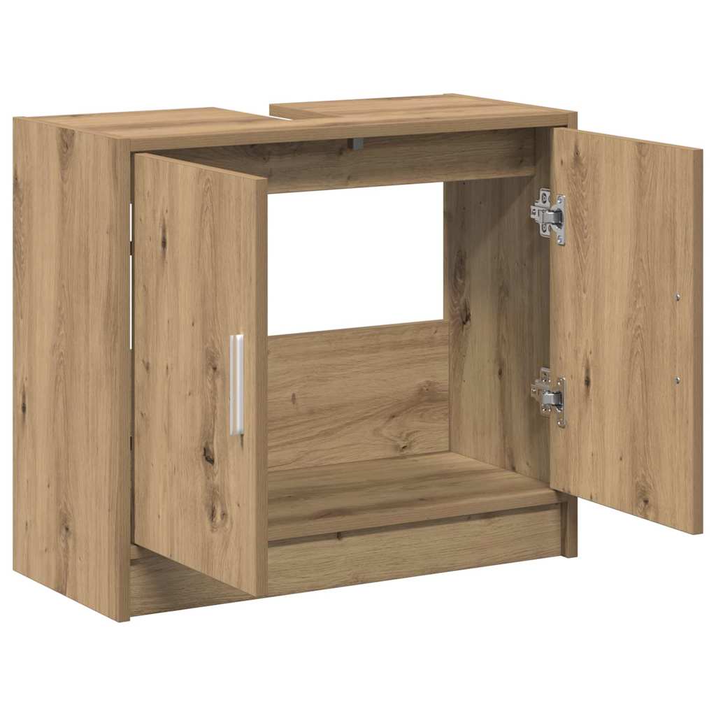 Waschbecken-Schrank Artisan-Eiche 63 x 29 x 55 cm Holzwerkstoff