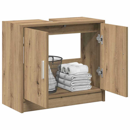 Waschbecken-Schrank Artisan-Eiche 63 x 29 x 55 cm Holzwerkstoff
