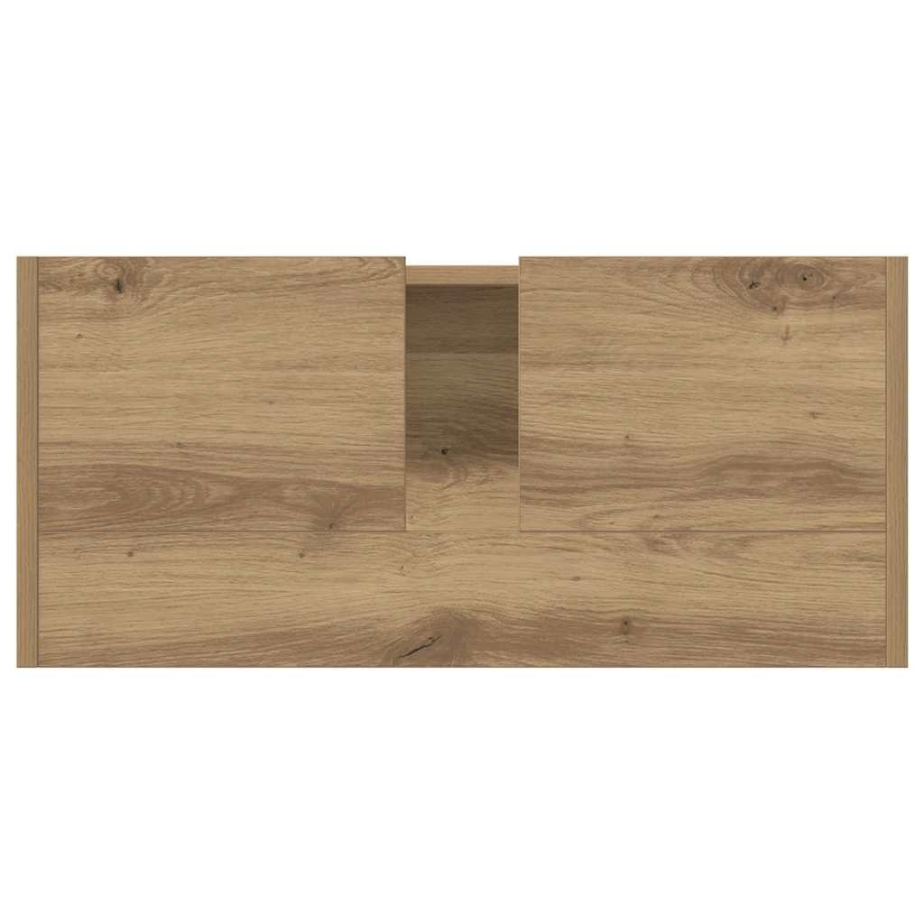 Waschbecken-Schrank Artisan-Eiche 63 x 29 x 55 cm Holzwerkstoff
