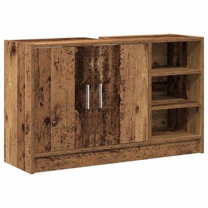Waschbecken-Schrank Altholz 90 x 29 x 55 cm Holzwerkstoff