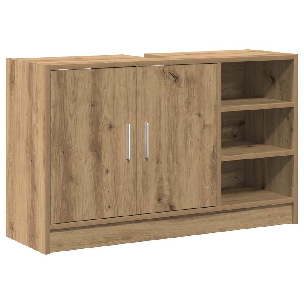 Waschbecken-Schrank Artisan Eiche 90 x 29 x 55 cm Holzwerkstoff