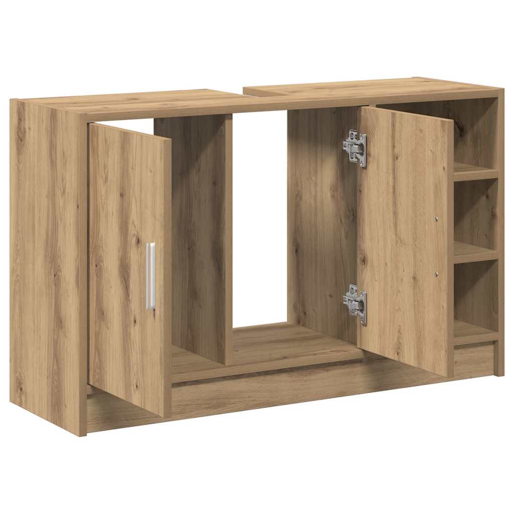 Waschbecken-Schrank Artisan Eiche 90 x 29 x 55 cm Holzwerkstoff