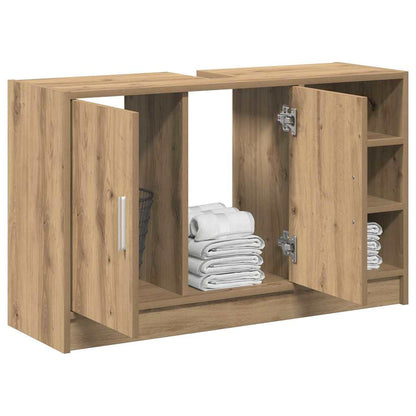 Waschbecken-Schrank Artisan Eiche 90 x 29 x 55 cm Holzwerkstoff