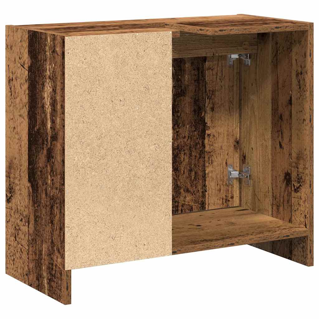 Waschbecken-Schrank Altholz 63 x 29 x 55 cm Holzwerkstoff
