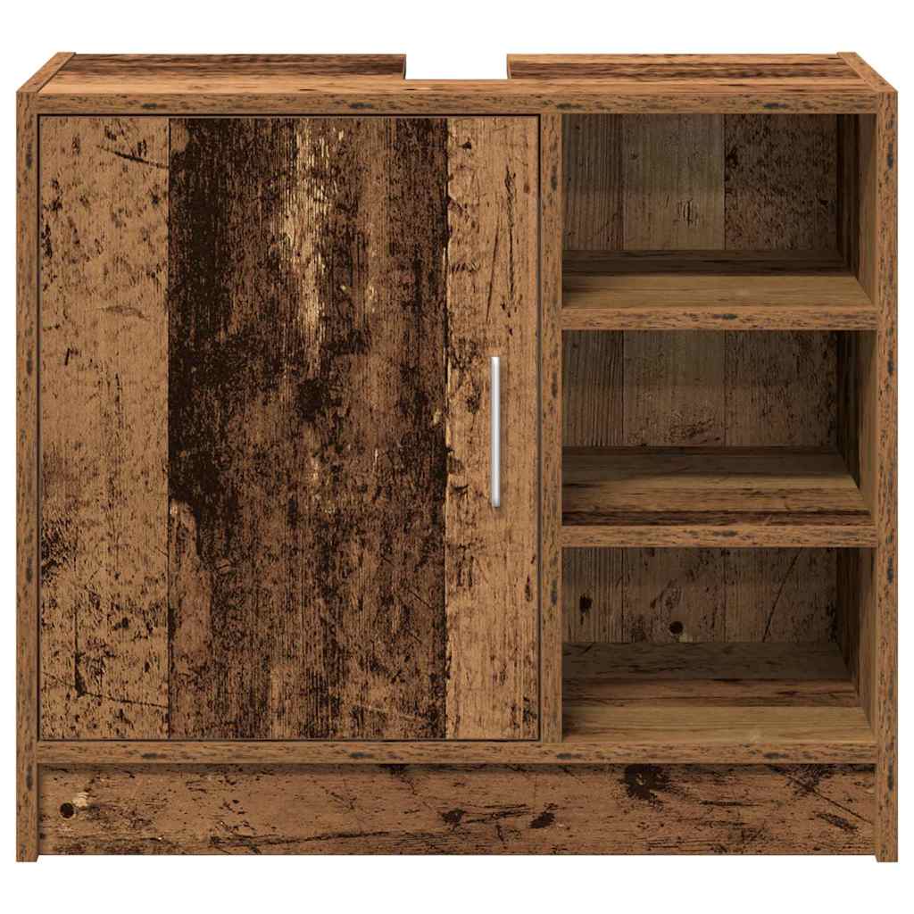 Waschbecken-Schrank Altholz 63 x 29 x 55 cm Holzwerkstoff
