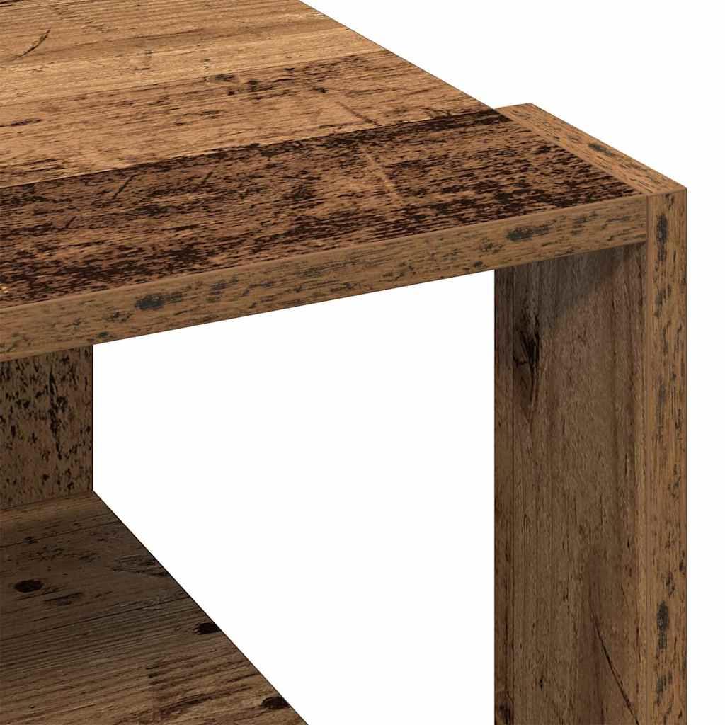 Couchtisch Altholz 51.5 x 51.5 x 30 cm Holzwerkstoff