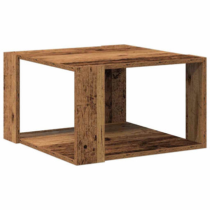 Couchtisch Altholz 51.5 x 51.5 x 30 cm Holzwerkstoff