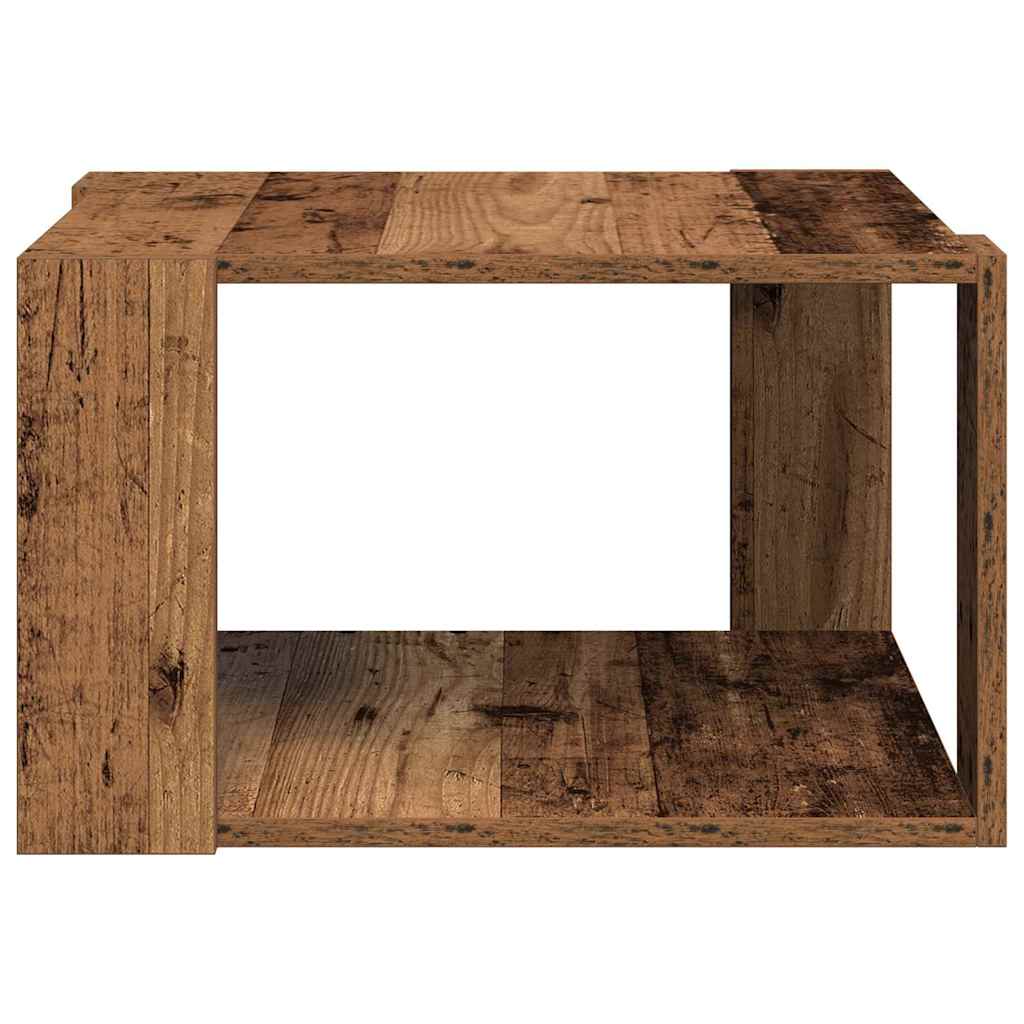 Couchtisch Altholz 51.5 x 51.5 x 30 cm Holzwerkstoff