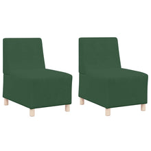Modulares Armfreies Sofa 2 pcs Dschungelgrün 55 x 74 x 82 cm