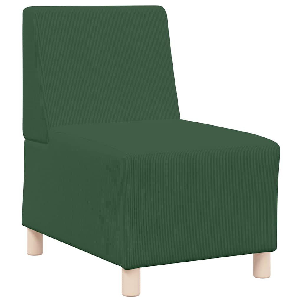 Modulares Armfreies Sofa 2 pcs Dschungelgrün 55 x 74 x 82 cm