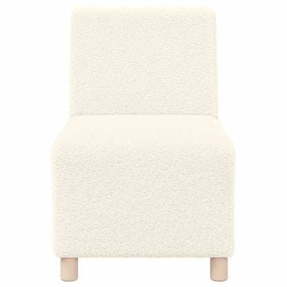 Modulares Armfreies Sofa 2 pcs Creme 55 x 74 x 82 cm