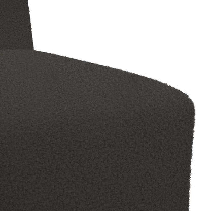 Modulares Armfreies Sofa 2 pcs Dunkelgrau 55 x 74 x 82 cm