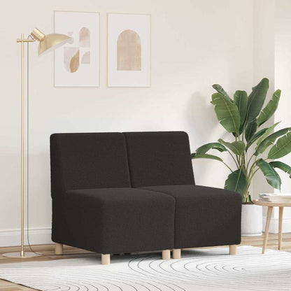 Modulares Armfreies Sofa 2 pcs Dunkelgrau 55 x 74 x 82 cm