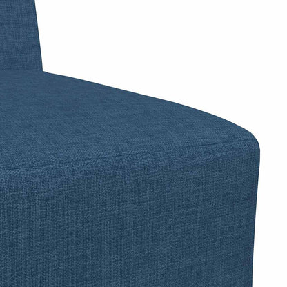 Modulares Armfreies Sofa 3 pcs Blau 55 x 74 x 82 cm Stoff