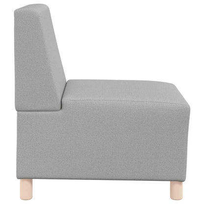 Modulares Armfreies Sofa 3 pcs Wolkengrau 55 x 74 x 82 cm Stoff