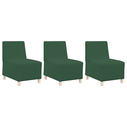 Modulares Armfreies Sofa 3 pcs Dschungelgrün 55 x 74 x 82 cm
