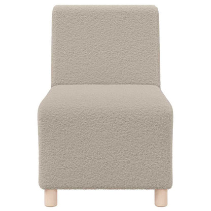 Modulares Armfreies Sofa 3 pcs Hellgrau 55 x 74 x 82 cm