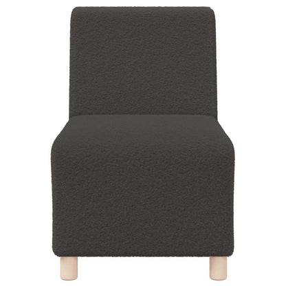 Modulares Armfreies Sofa 3 pcs Dunkelgrau 55 x 74 x 82 cm