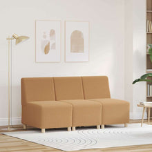 Modulares Armfreies Sofa 3 pcs Beige 55 x 74 x 82 cm