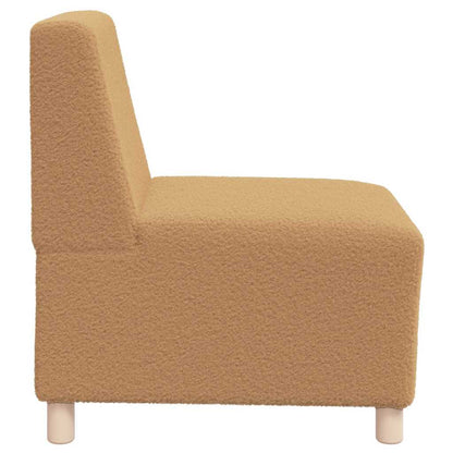 Modulares Armfreies Sofa 3 pcs Beige 55 x 74 x 82 cm