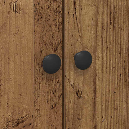 Küchenschrank mit Regal Altholz 60 x 50 x 180 cm Holzwerkstoff