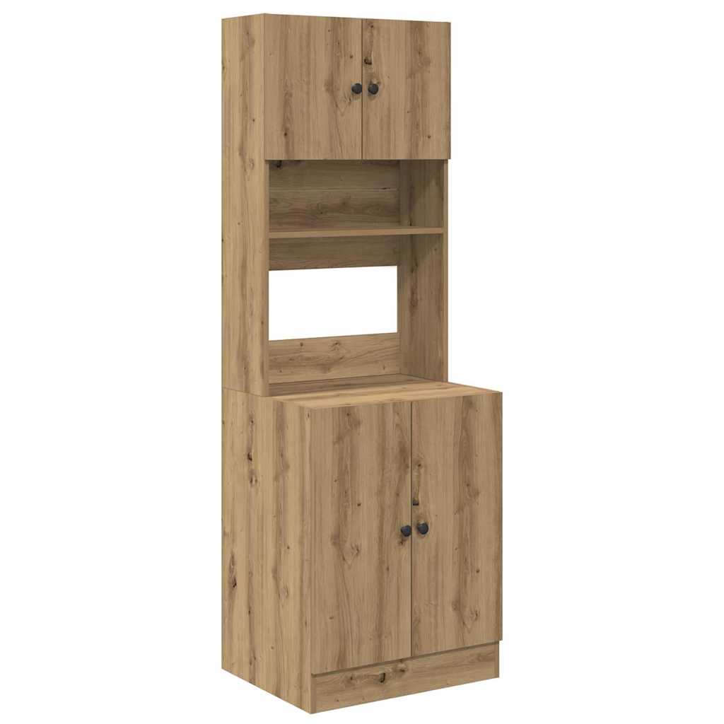Küchenschrank Eiche handwerklich 60 x 50 x 180 cm Holzwerkstoff