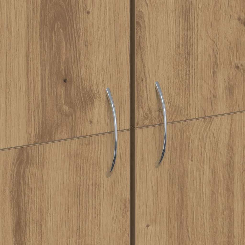 Büroschrank mit Regal Artisan-Eiche 60 x 32 x 153 Holzwerkstoff