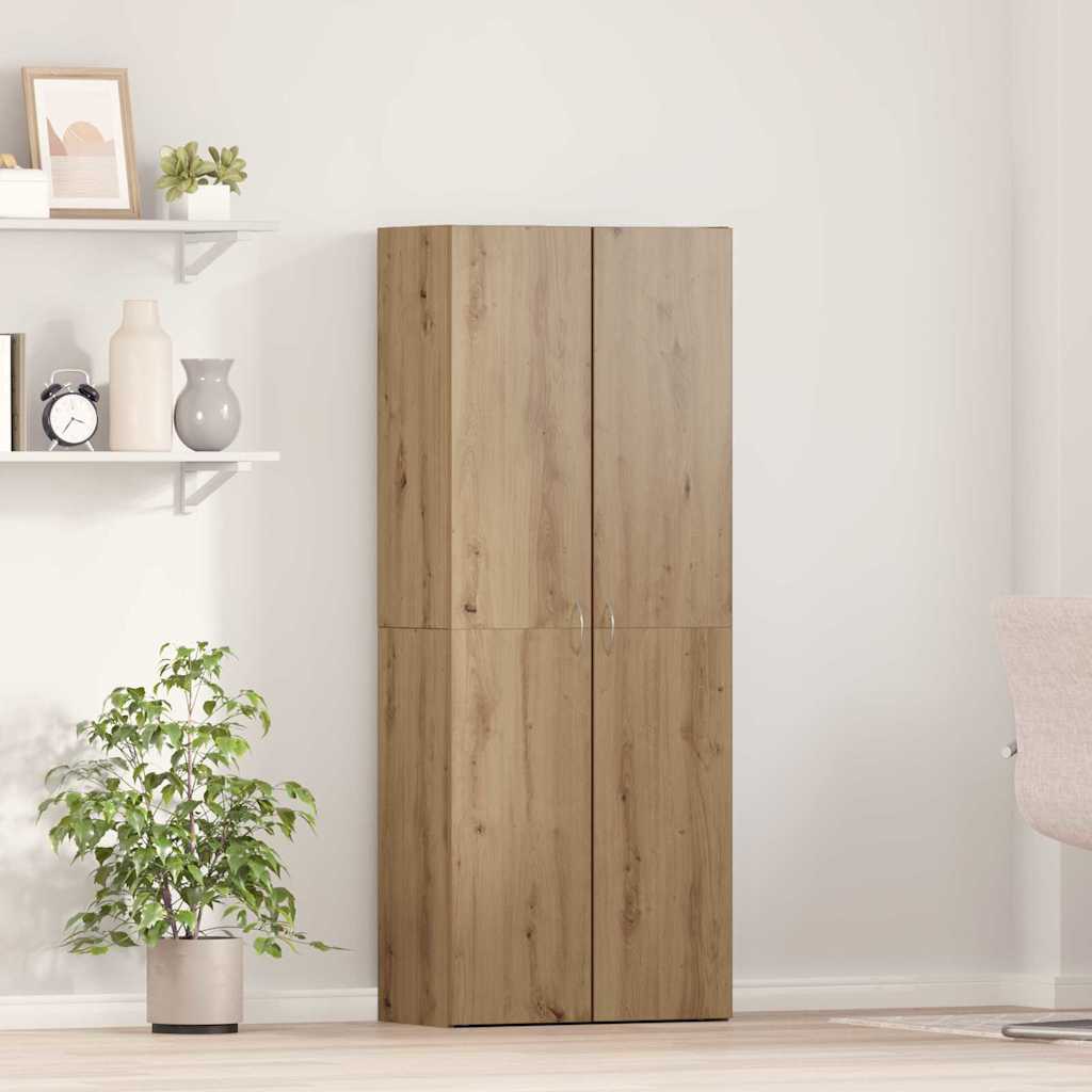 Büroschrank mit Regal Artisan-Eiche 60 x 32 x 153 Holzwerkstoff