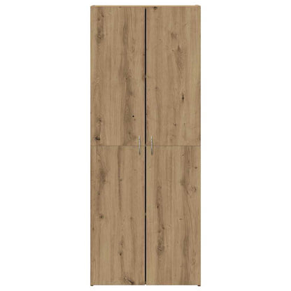 Büroschrank mit Regal Artisan-Eiche 60 x 32 x 153 Holzwerkstoff
