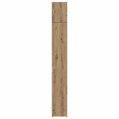 Schlanker Stauraum Schrank Artisan-Eiche 30 x 42.5 x 225 cm
