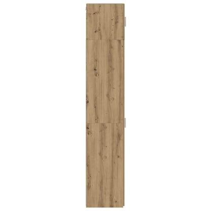 Schlanker Stauraum Schrank Artisan-Eiche 30 x 42.5 x 225 cm
