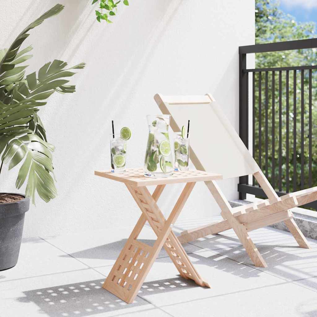 Couchtisch Braun 33 x 33 x 40.5 cm Massivholz Walnuss