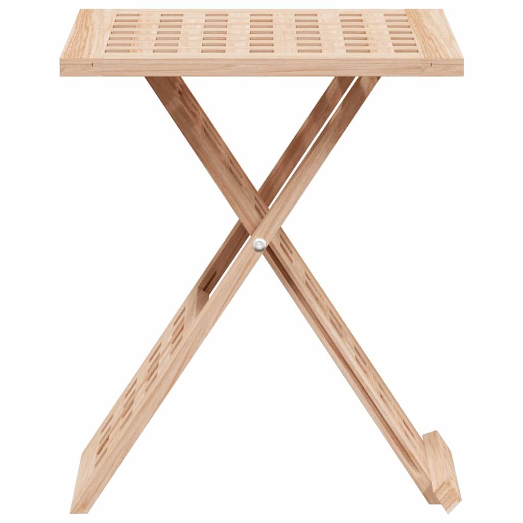 Couchtisch Braun 33 x 33 x 40.5 cm Massivholz Walnuss