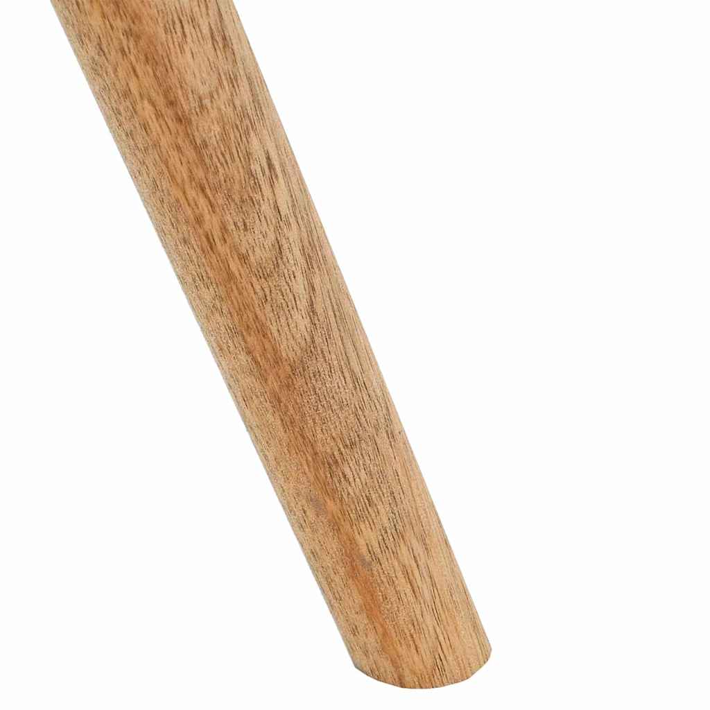 Couchtisch Braun 50 x 50 x 46 cm Massivholz Walnuss