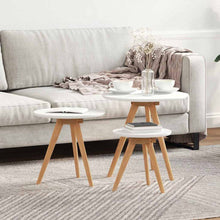 Couchtisch Braun 50 x 50 x 46 cm Massivholz Walnuss