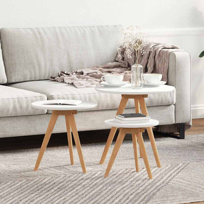 Couchtisch Braun 50 x 50 x 46 cm Massivholz Walnuss