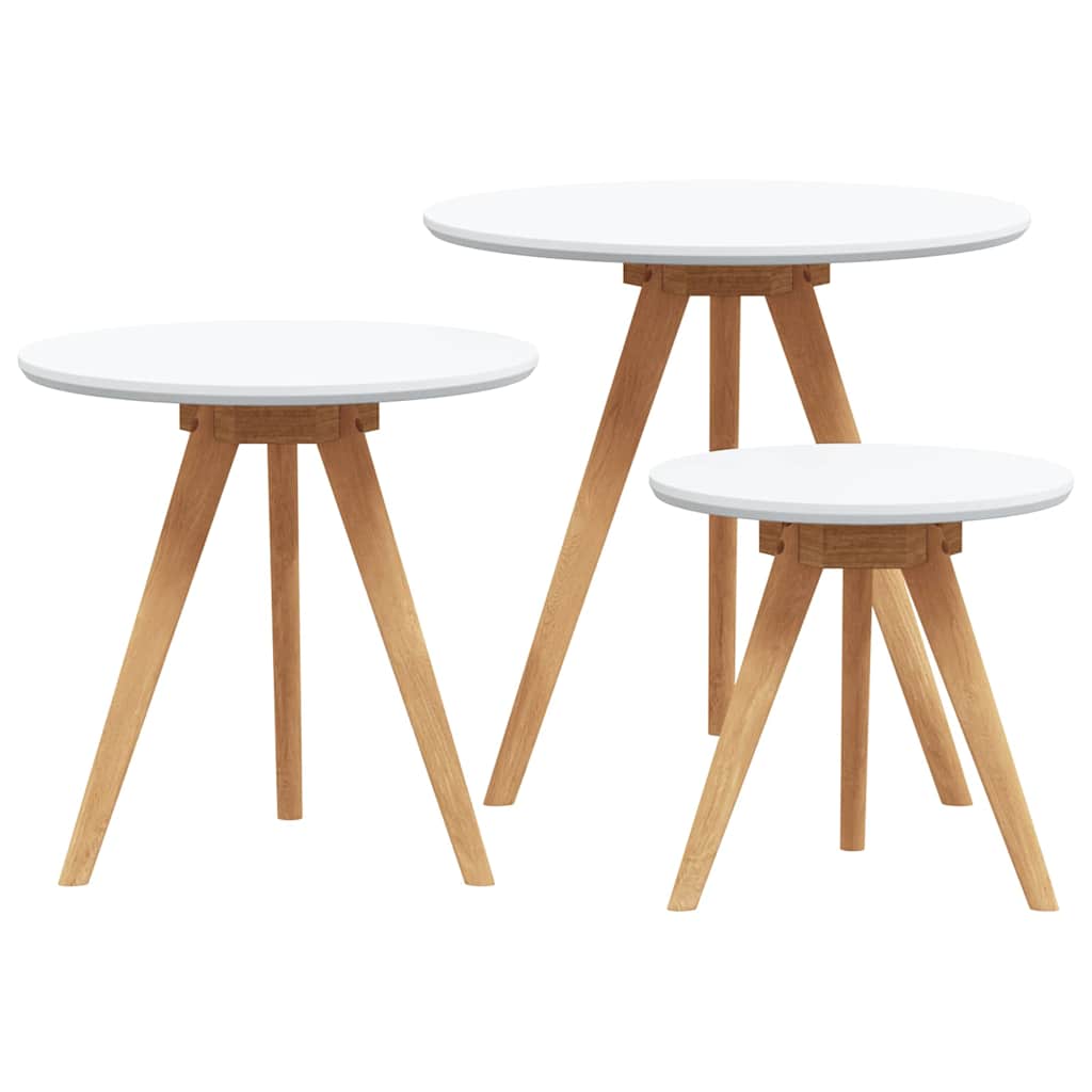 Couchtisch Braun 50 x 50 x 46 cm Massivholz Walnuss