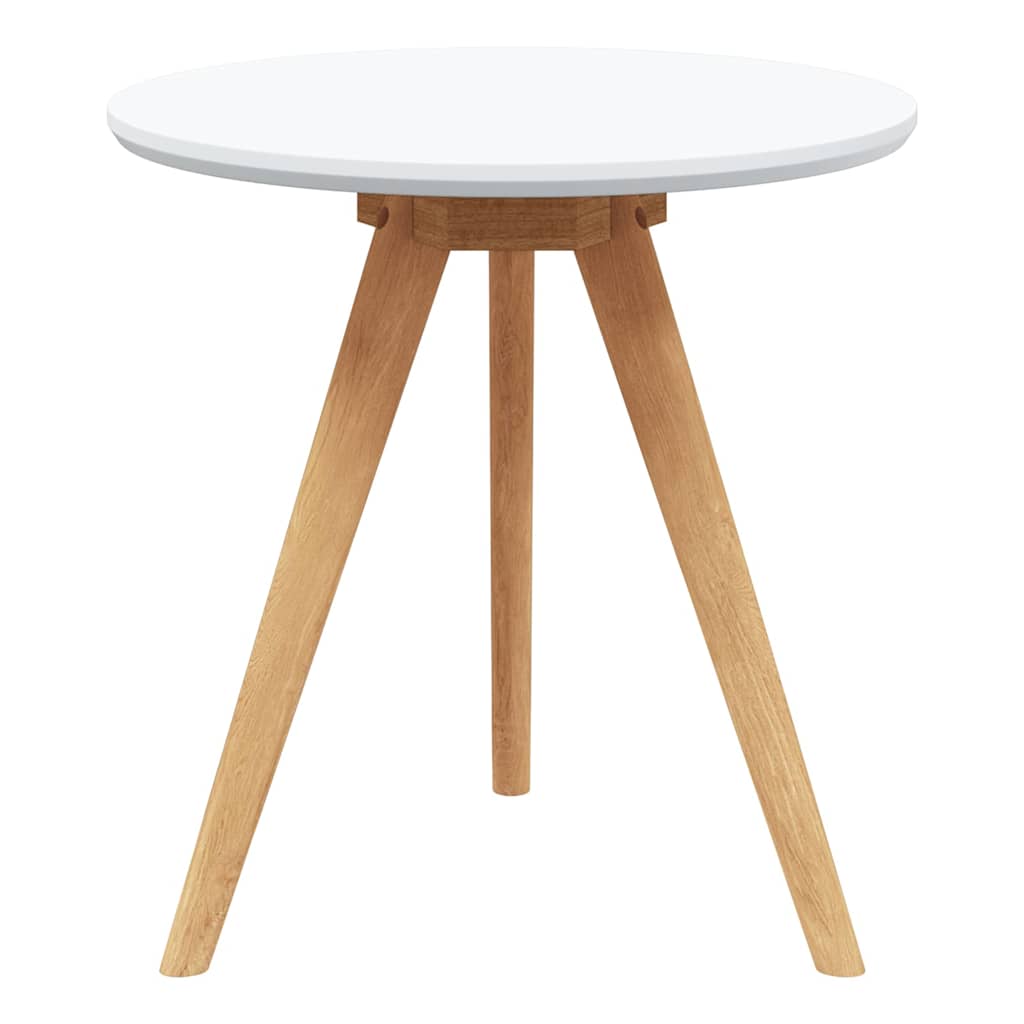 Couchtisch Braun 50 x 50 x 46 cm Massivholz Walnuss