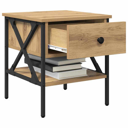 Nachttisch mit Schubladen 2 pcs Artisan-Eiche 40 x 42 x 45 cm