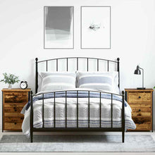 Nachttisch mit Schubladen 2 pcs Altholz