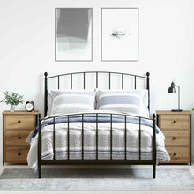 Nachttisch mit Schubladen 2 pcs Eiche handwerklich