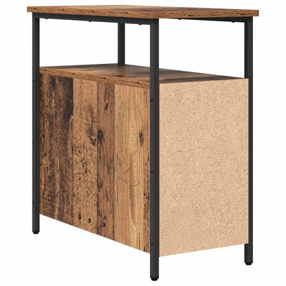 Nachttisch mit Schubladen Altholz 30 x 60 x 60 cm Holzwerkstoff
