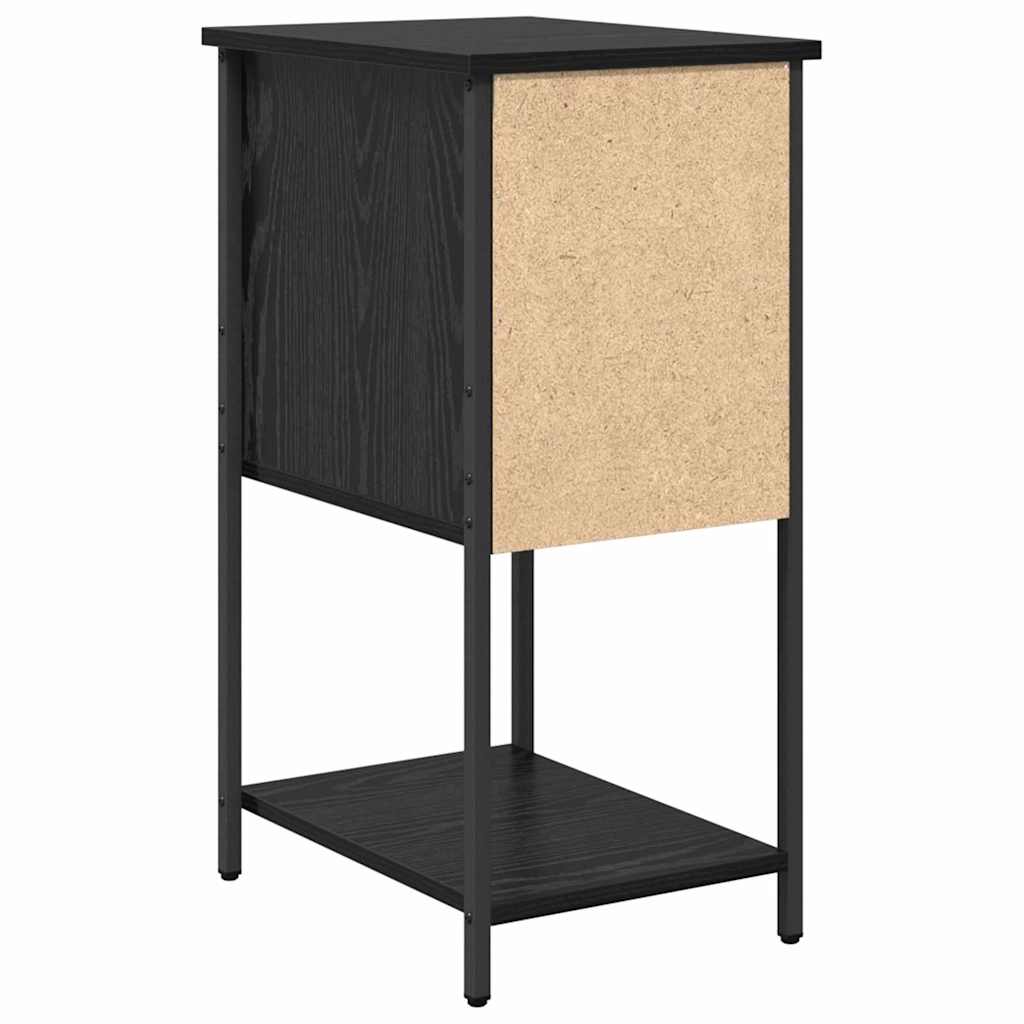 Nachttisch 2 pcs Schwarze Eiche 32 x 42 x 70 cm Holzwerkstoff